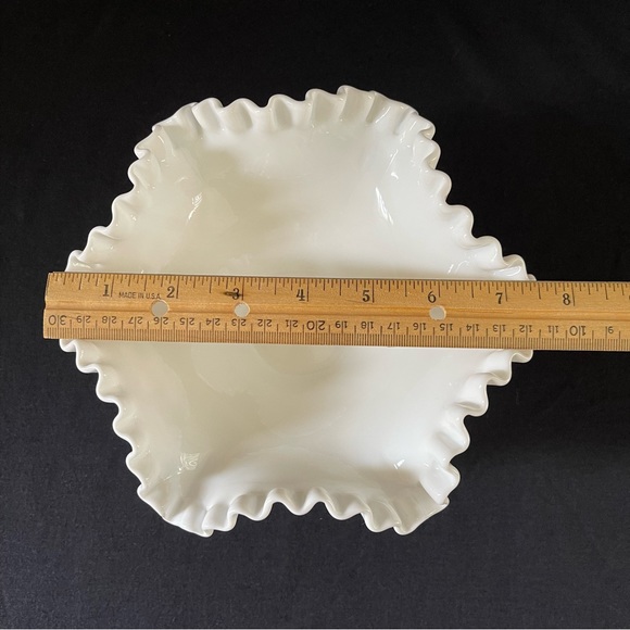 Compote - Fenton Hobnail Milk Glass - Vintage - Picture 5 of 9